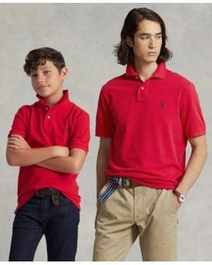Polo Ralph Lauren Kids Cotton Mesh Polo Shirt Collection - Red