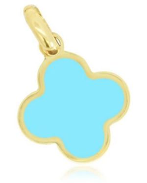 The Lovery Clover Charm 14 Millimeters - Blue