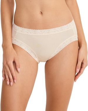 Jockey High-cut Lace Trimmed Brief Underwear 4611 - Brown