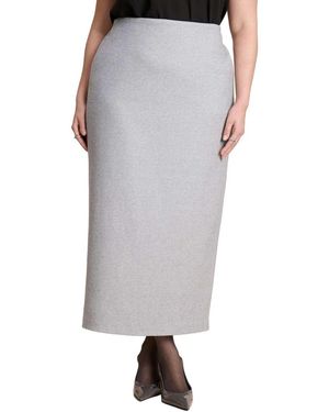 Eloquii Heathered Column Maxi Skirt - Multicolor