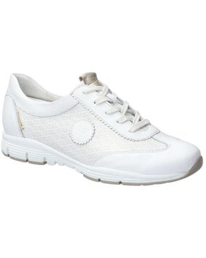 Mephisto Yael Leather Sneaker - White