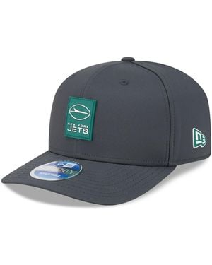 KTZ New York Jets 2025 Sideline Cold Weather 9seventy Adjustable Hat - Blue