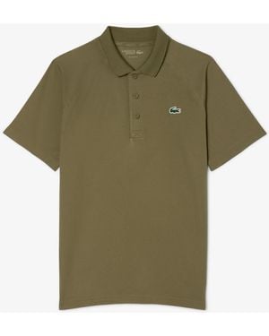 Lacoste Breathable Run-resistant Interlock Polo Shirt - Green