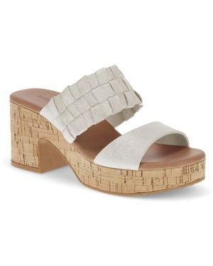 BareTraps Mavis Block Heel Platform Sandals - Multicolor