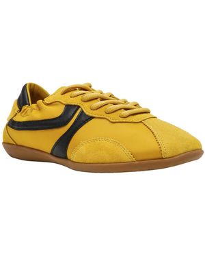 Steve Madden Khaia Lace-up Sneakers - Yellow