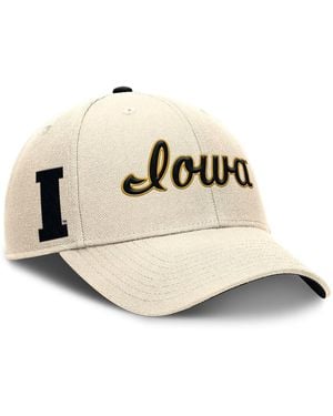 Nike Iowa Hawkeyes Primetime Rise Adjustable Hat - Natural