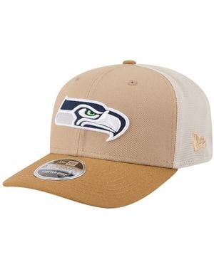KTZ Seattle Seahawks Two-tone Trucker 9seventy Adjustable Hat - White