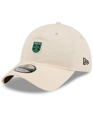 KTZ Austin Fc Micro Team Logo 9twenty Adjustable Hat - Natural