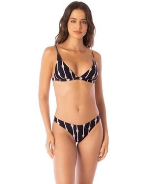 Maaji Radiant Diamond Ivy Bikini Top - Black