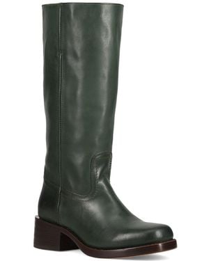 Frye Campus In River Wide Calf Pull-on Boots - Green