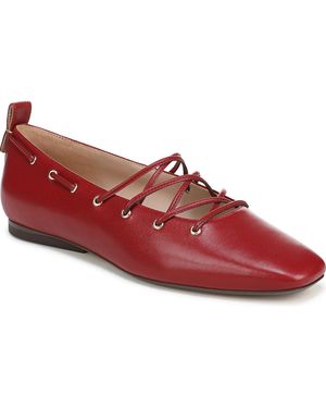 27 EDIT Naturalizer Naturalizer Carla-ghillie Ballerina Ballet Flats - Red