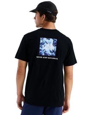The North Face Granitic Rock Box Never Stop Exploring Graphic T-shirt - Black