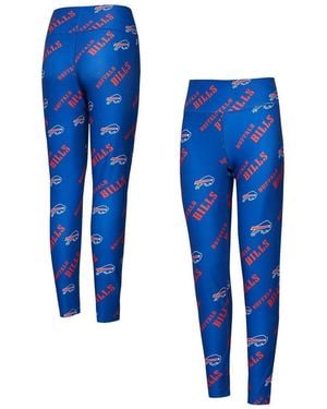 Concepts Sport Buffalo Bills Breakthrough Allover Print Knit leggings - Blue