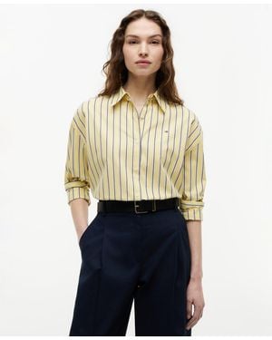 Tommy Hilfiger Boxy Long-sleeve Cotton Shirt - White