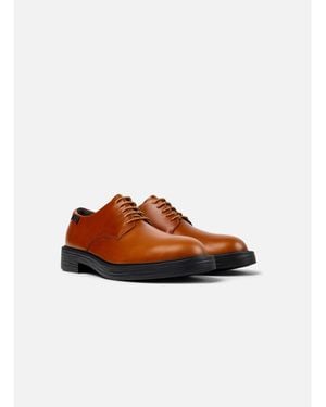 Camper Dean Leather Oxfords - White