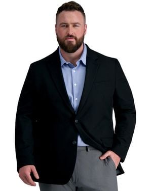 Haggar Big & Tall Active Series Classic Blazer - Blue