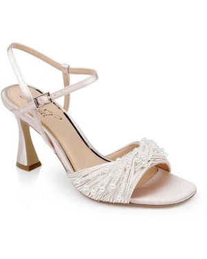 Badgley Mischka Fanny Dress Sandals - White