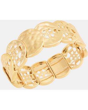 Style & Co. Gold-tone Circle Stretch Bracelet - Metallic