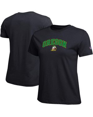 Champion Oregon Ducks Arched Over Logo T-shirt - Black