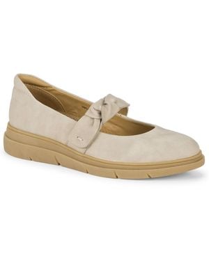 BareTraps Kimbly Mary Jane Slip On Flats - White