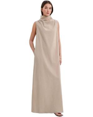 MARCELLA Minna Sleeveless Dress - Natural