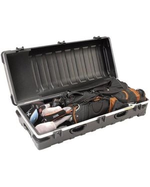 SkyB Cases Double Ata Standard Hard Plastic Exterior Golf Bag Travel Case - Black