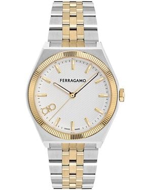 Ferragamo Stainless Steel Bracelet Watch 40mm - Metallic