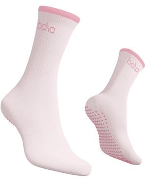 Balà Crew Grip Socks - Pink