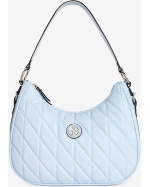 Giani Bernini Medium Quilted Dome Satchel - Blue