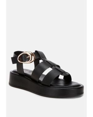 LONDON RAG Osiha Gladiator Sandals - Black