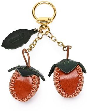Old Trend Simi Mini Handcrafted Botanical Fruit Charm - Red