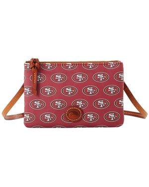 Dooney & Bourke Dooney Bourke San Francisco 49ers Top Zip Crossbody Bag - Red