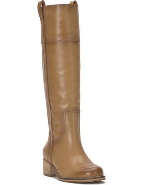 Lucky Brand Hybiscus Extra Wide Calf Riding Boots - Brown