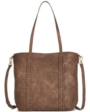 Style & Co. Whip-stitch Medium Tote Bag - Brown