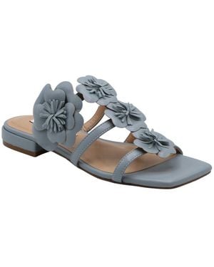 Charles David Caralynn Floral Flat Sandal - Blue