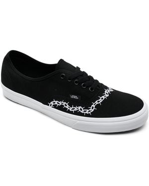 Vans Authentic Lifestyle Sneakers From Finish Line - Black