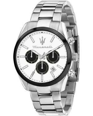 Maserati Multifunction Metal Band Watch - Gray