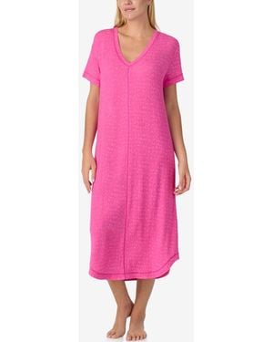 Sanctuary Sleeptee V-neck Floral Night Dress - Pink