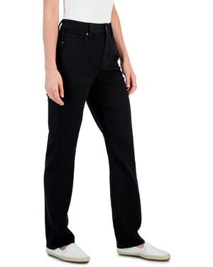 Style & Co. High Rise Straight-leg Jeans - Black