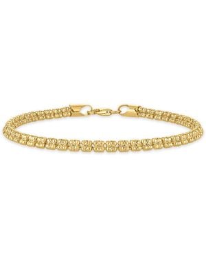 Macy's Diamond-cut Ice Chain Bracelet - Metallic