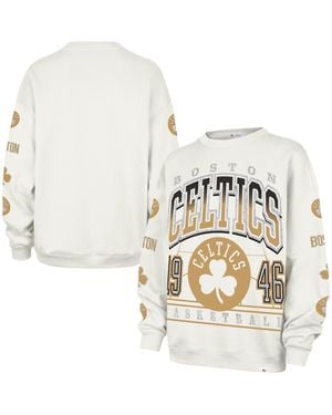 '47 Boston Celtics 2025/26 City Edition Go Big Oversized Sweatshirt - White