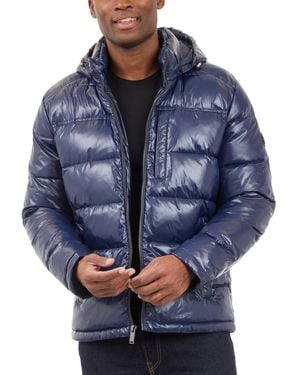 Michael Kors Shine Puffer Jacket in White for Men Lyst