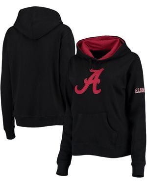 Stadium Athletic Alabama Crimson Tide Big Logo Pullover Hoodie - Black