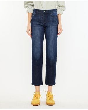 Kancan Mid Rise Boyfriend Jeans - Blue