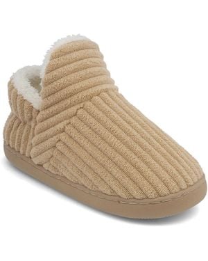 MIA Plushy Slip-on Slippers - Natural
