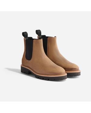 Nisolo Go-to Lug Chelsea Boot 2.0 - White