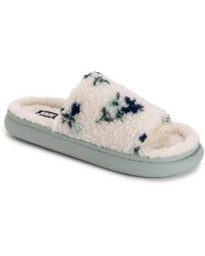 Muk Luks Marsai Slide Slipper - White