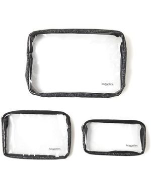 Baggallini Clear Travel Pouches - Multicolor