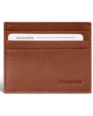 CHAMPS Classic Collection Leather Wallets - Brown