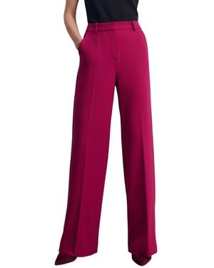 The Fold Adelaide Crepe Pants - Red